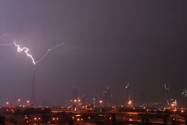 burj lightning
